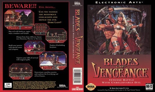 Blades of Vengeance Cover Art - WOI Solutions