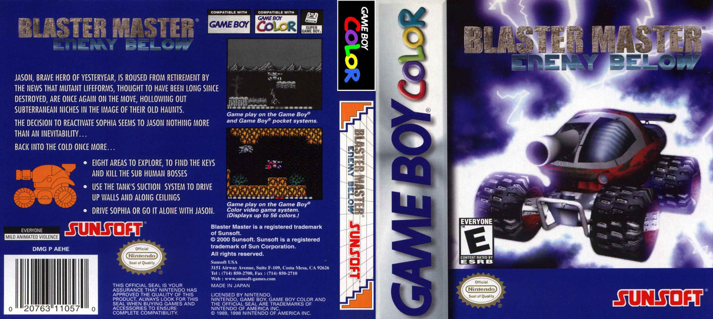 Blaster Master Enemy Below Cover Art - WOI Solutions