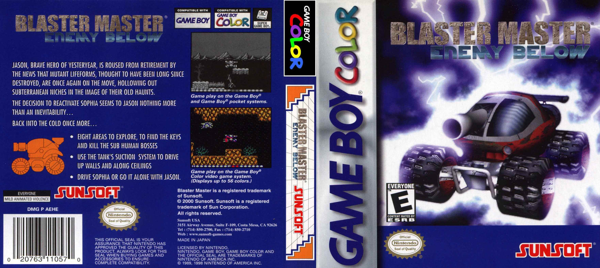 Blaster Master Enemy Below Cover Art - WOI Solutions