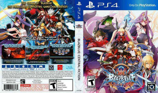 BlazBlue Central Fiction Cover Art - WOI Solutions