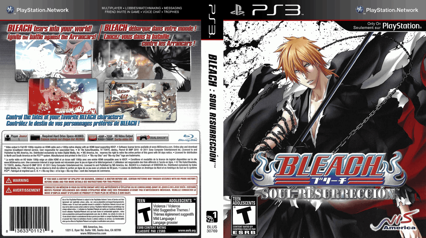 Bleach Soul Resurrection Cover Art - WOI Solutions