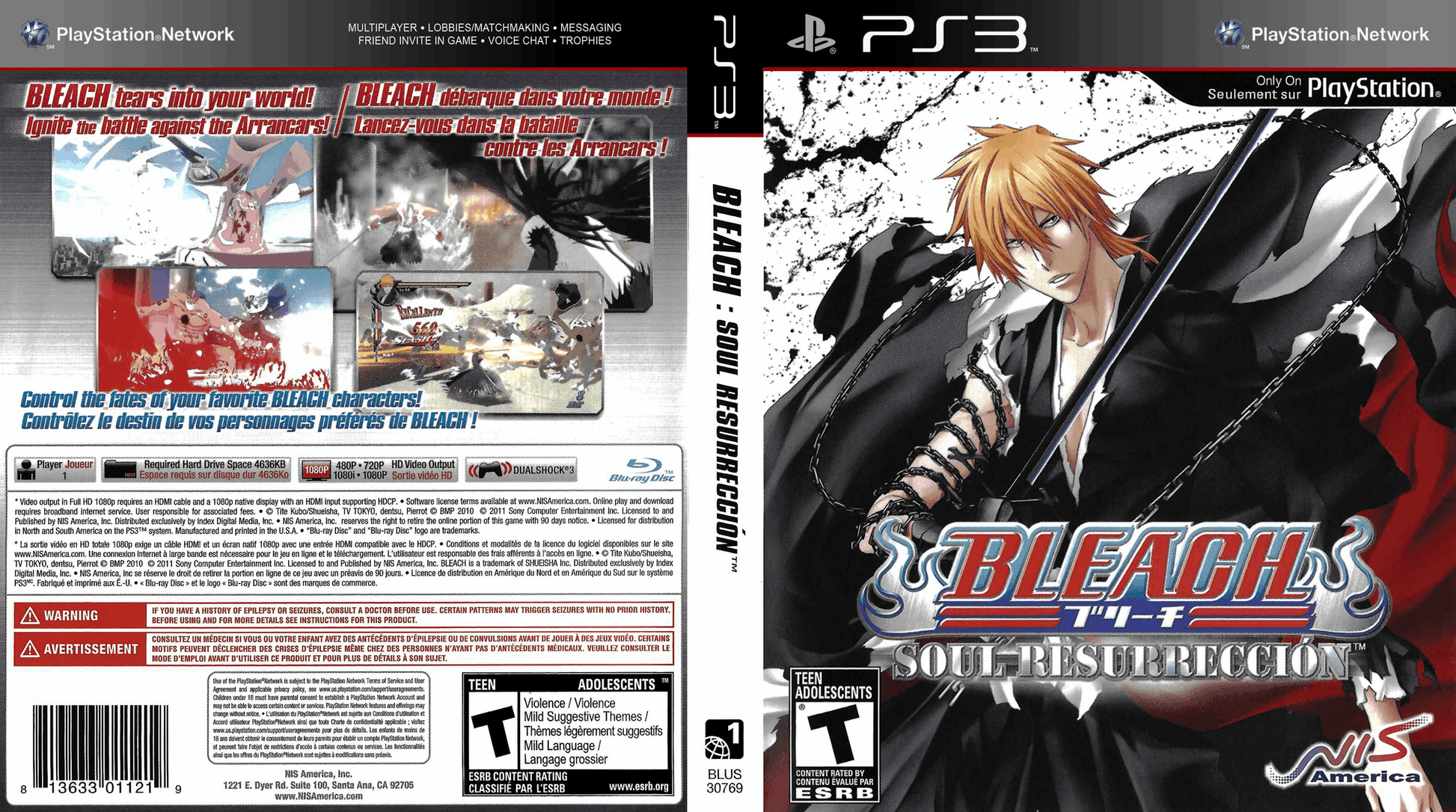 Bleach Soul Resurrection Cover Art - WOI Solutions