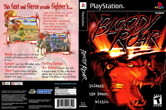 Bloody Roar Cover Art - WOI Solutions