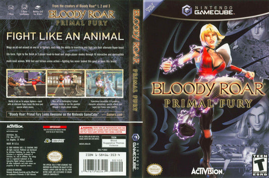 Bloody Roar Primal Fear Cover Art - WOI Solutions