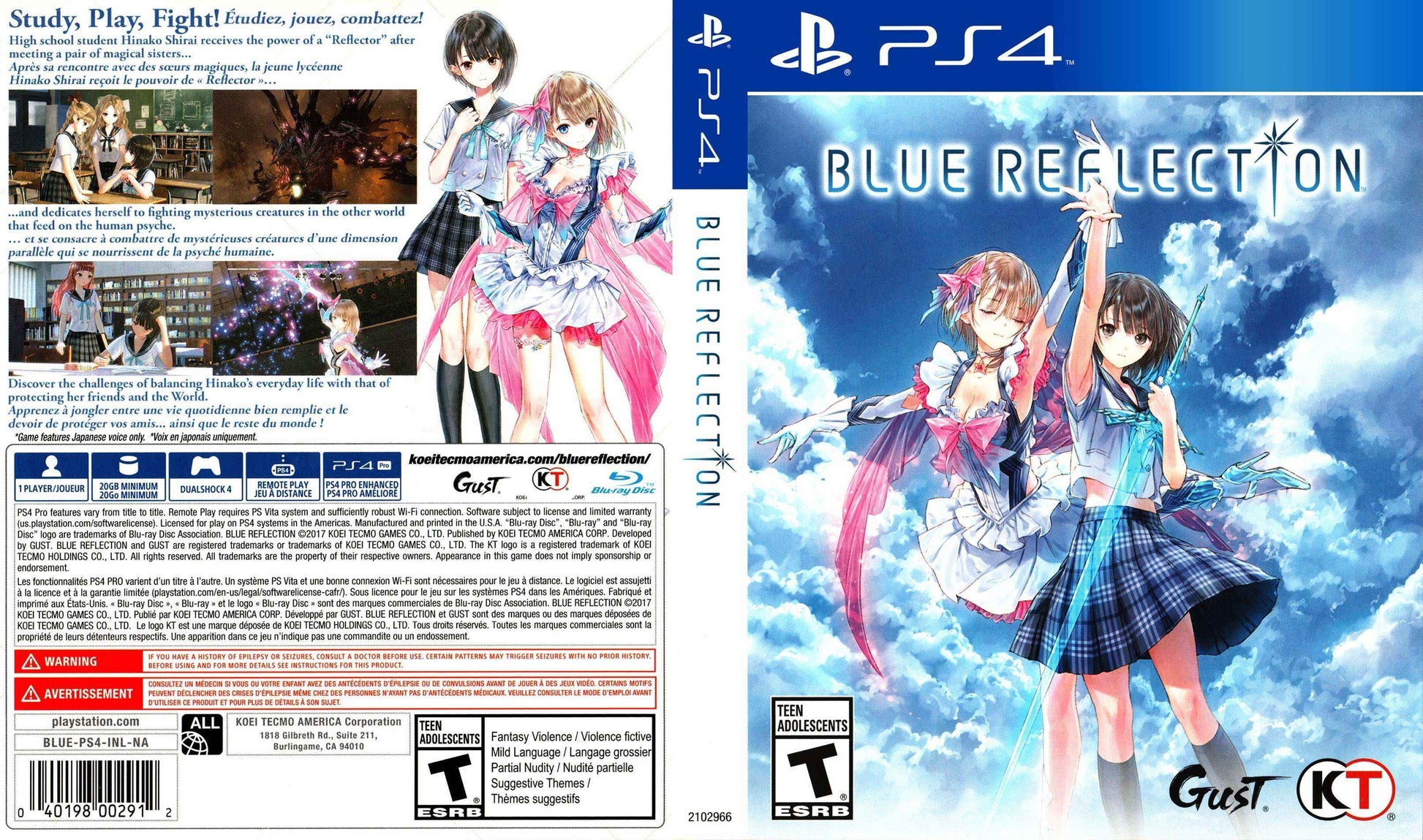 Blue Reflection Cover Art - WOI Solutions