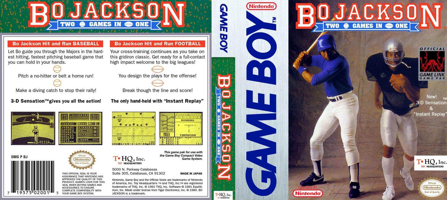 Bo Jackson Two Games in One Cover Art - WOI Solutions