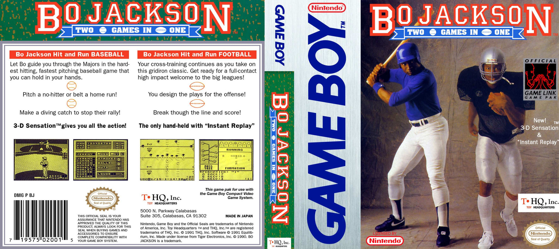 Bo Jackson Two Games in One