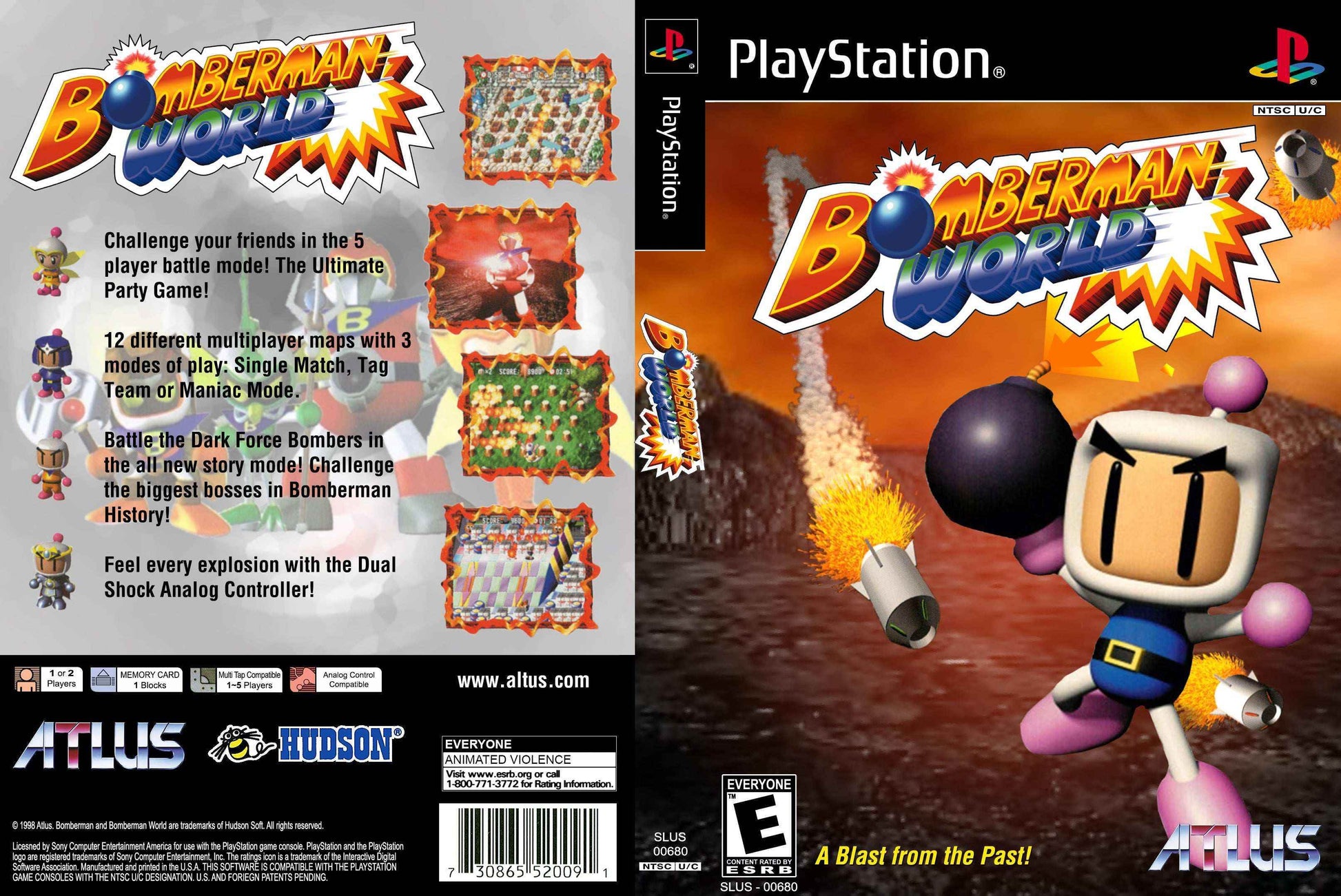 Bomberman Worlds Cover Art - WOI Solutions