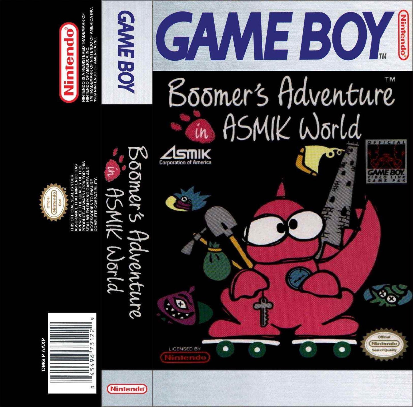Boomer's Adventure in Asmik World Cover Art - WOI Solutions