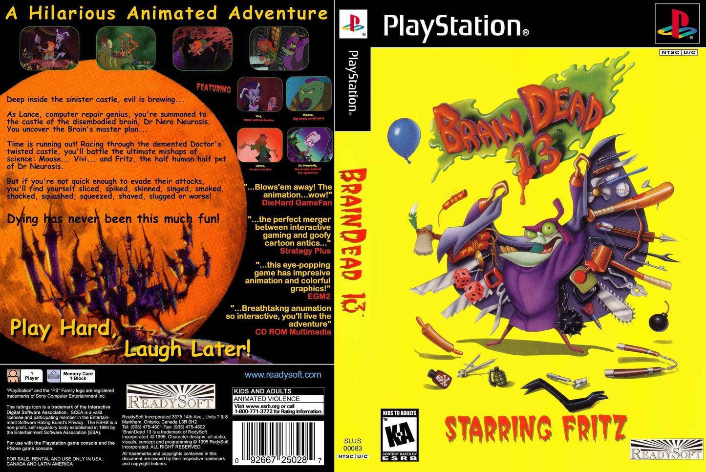 Braindead 13 Cover Art - WOI Solutions