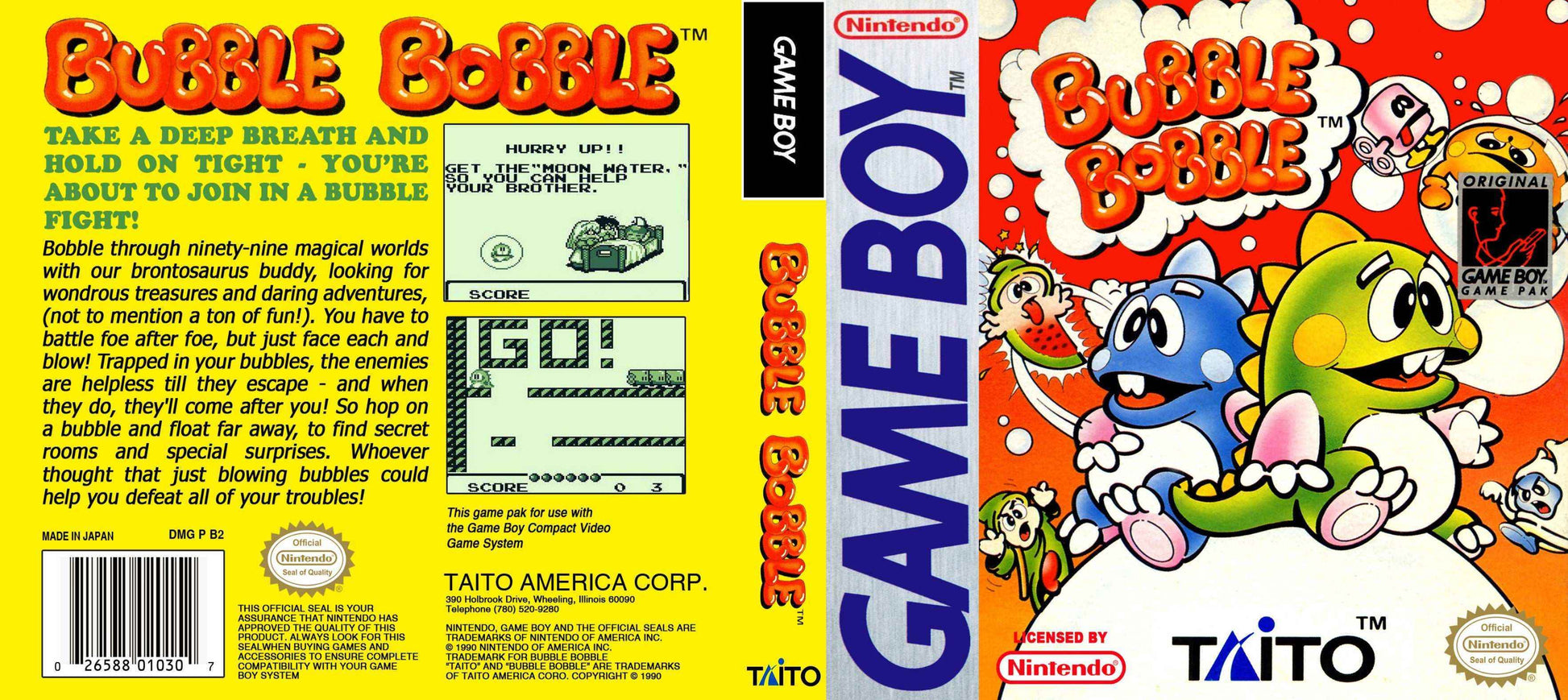 Bubble Bobble Cover Art - WOI Solutions
