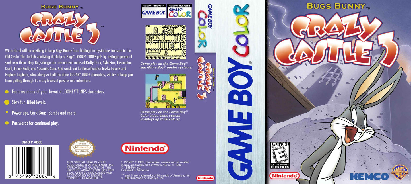 Bugs Bunny Crazy Castle 3 Cover Art - WOI Solutions