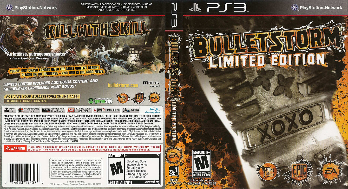 Bulletstorm Limited Edition