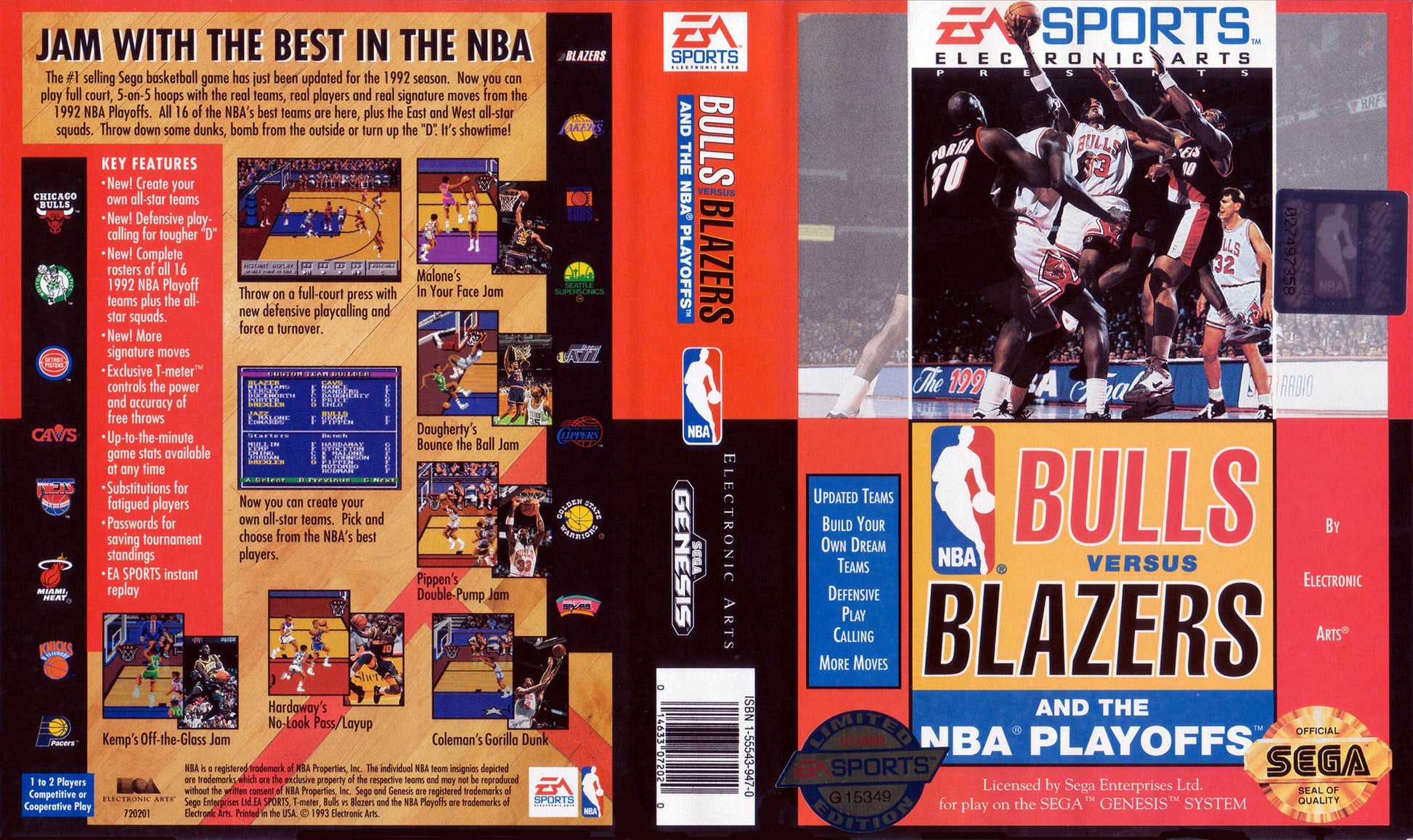 Bulls Vs Blazers and the NBA Playoffs Cover Art - WOI Solutions