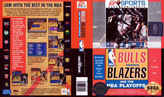 Bulls Vs Blazers and the NBA Playoffs Cover Art - WOI Solutions