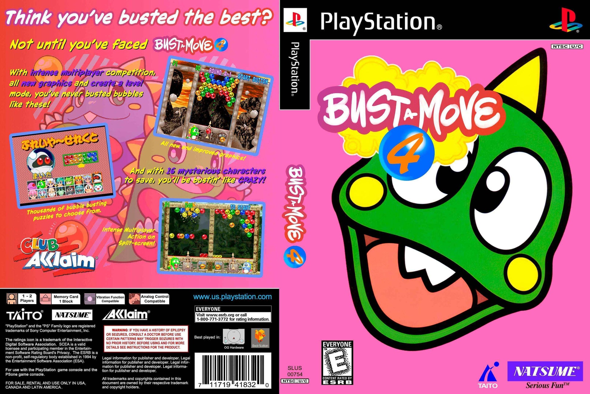 Bust-A-Move 4 Cover Art - WOI Solutions