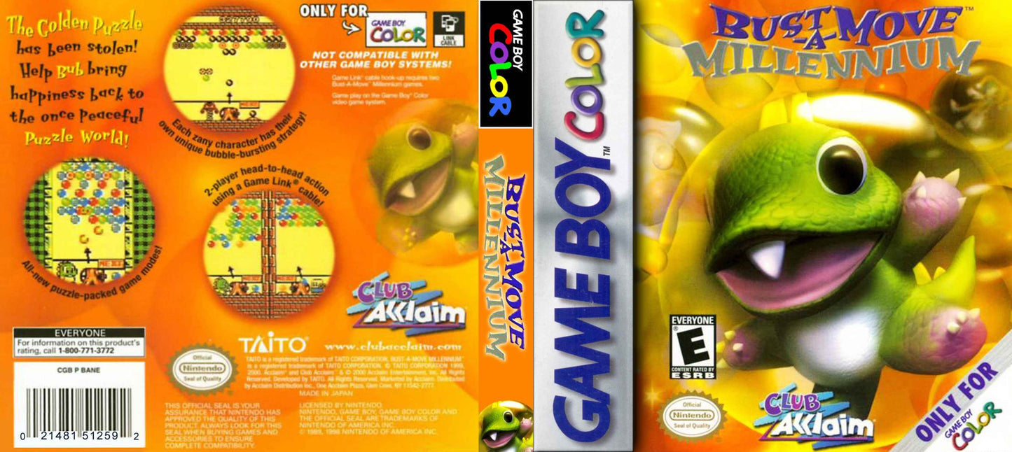 Bust-A-Move Millennium Cover Art - WOI Solutions