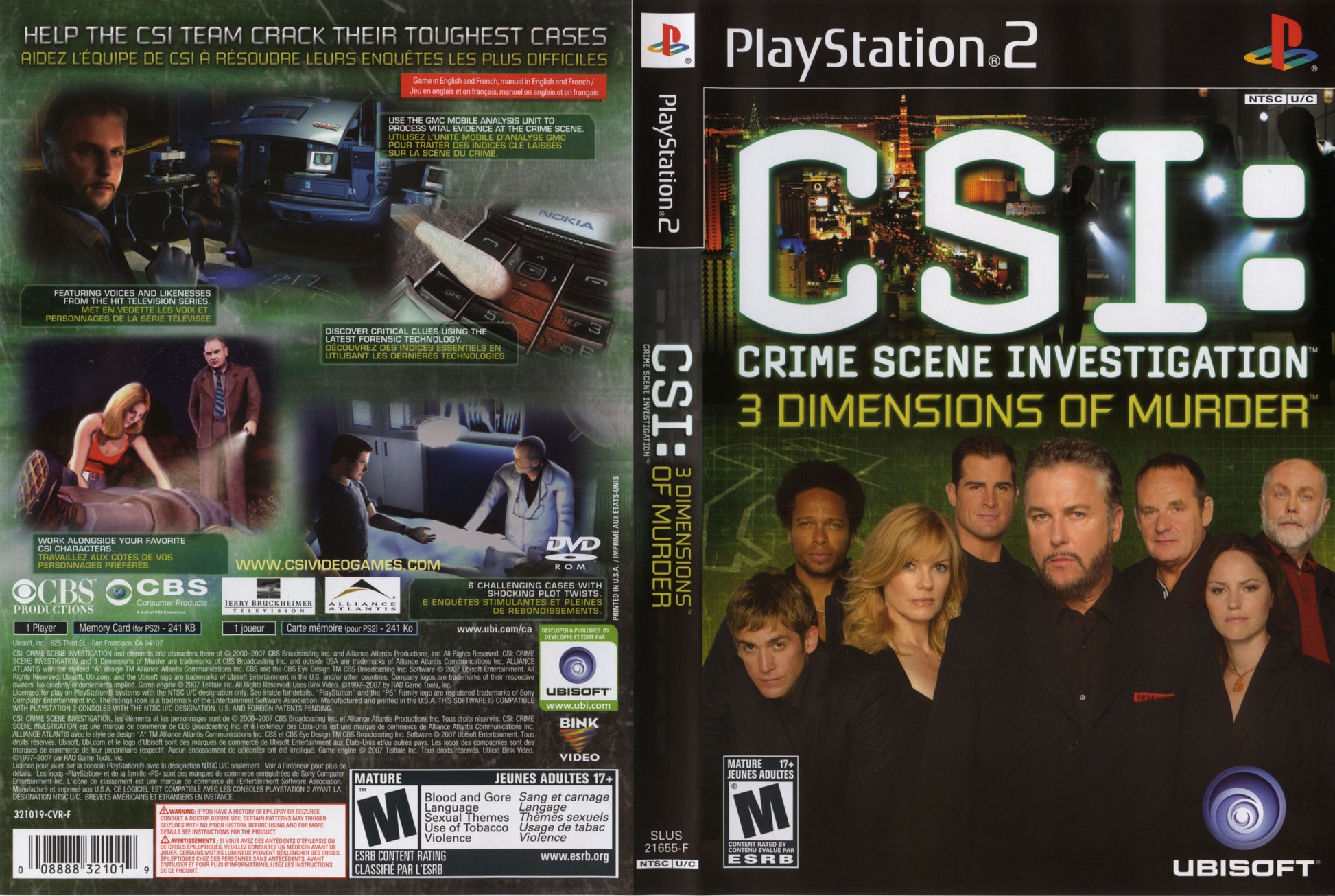 CSI Crime Scene Investigation - 3 Dimensions Of Murder