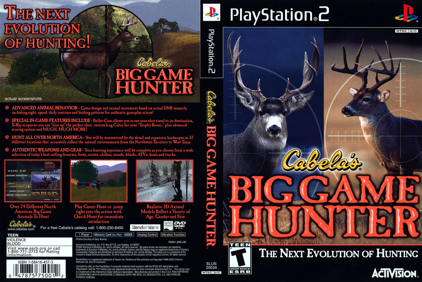 Cabela's Big Game Hunter