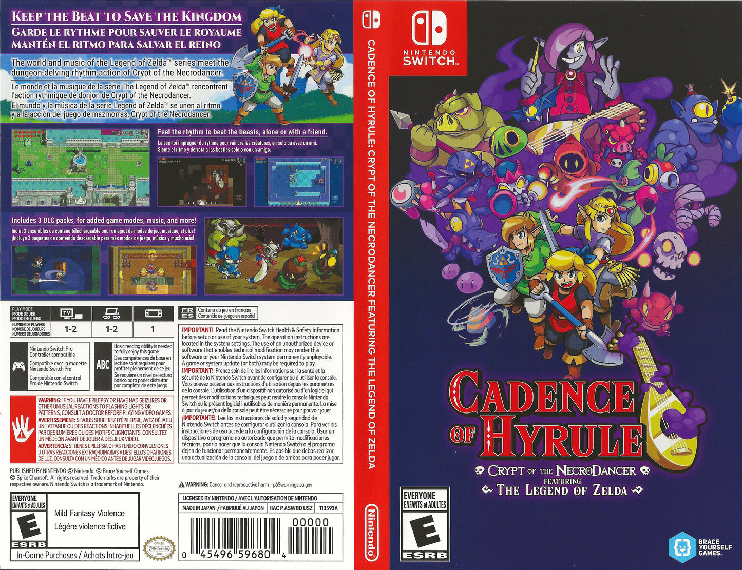 Cadence of Hyrule Crypt of the NecroDancer Featuring The Legend of Zelda