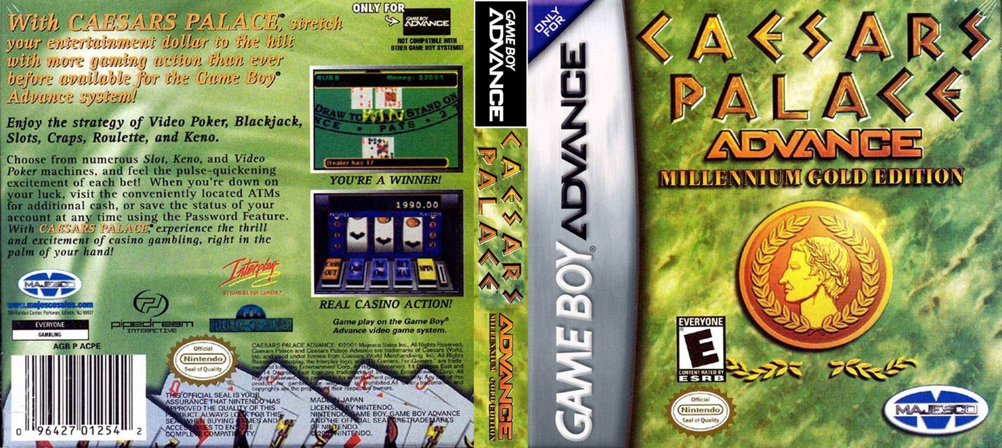 Caesars Palace Advance Cover Art - WOI Solutions