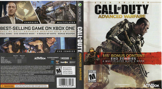 Call of Duty Advanced Warfare Gold Edition Cover Art - WOI Solutions