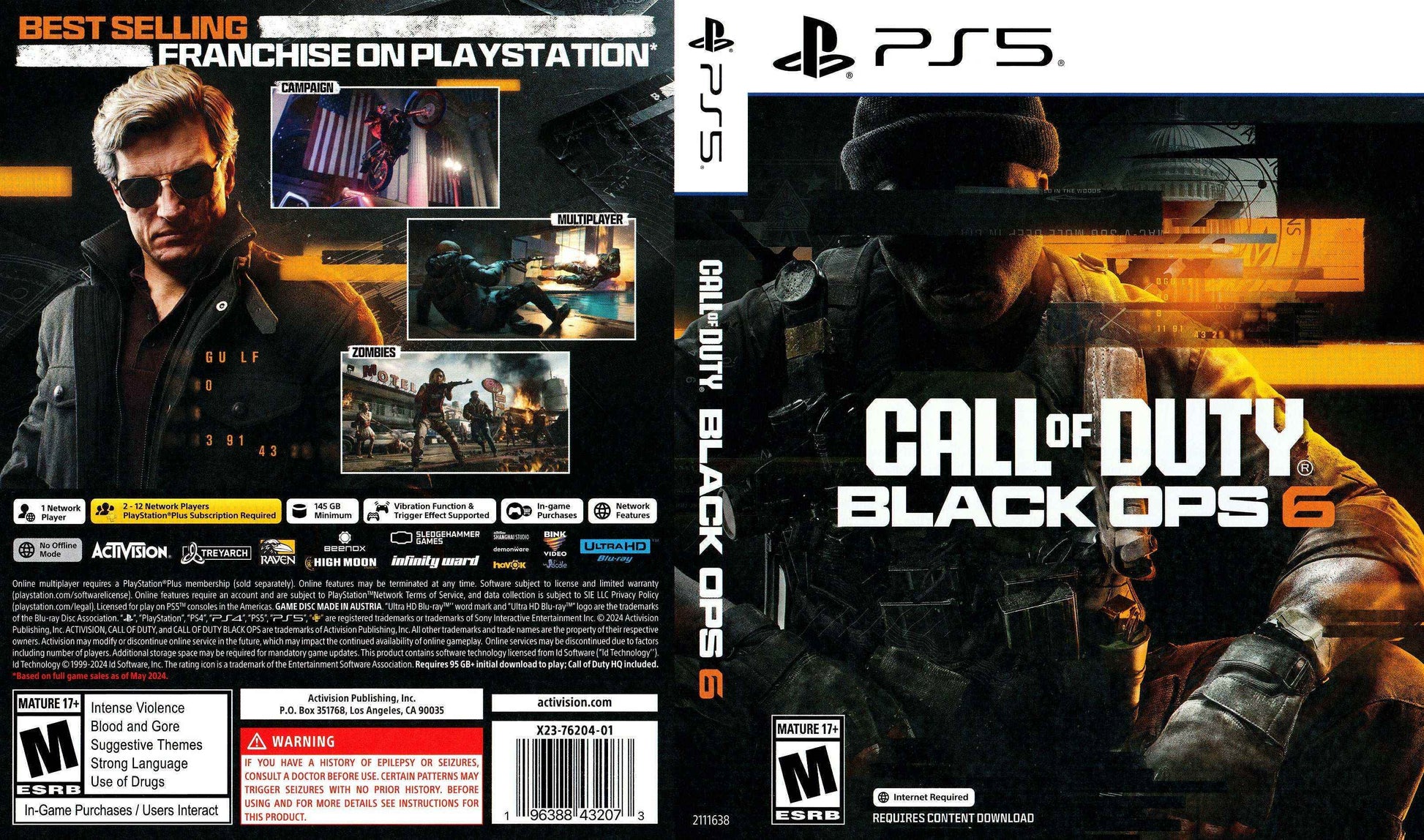 Call of Duty Black Ops 6 Cover Art - WOI Solutions
