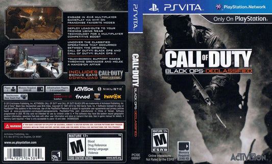 Call of Duty Black Ops Declassified Cover Art - WOI Solutions