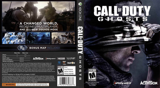 Call of Duty Ghosts Cover Art - WOI Solutions