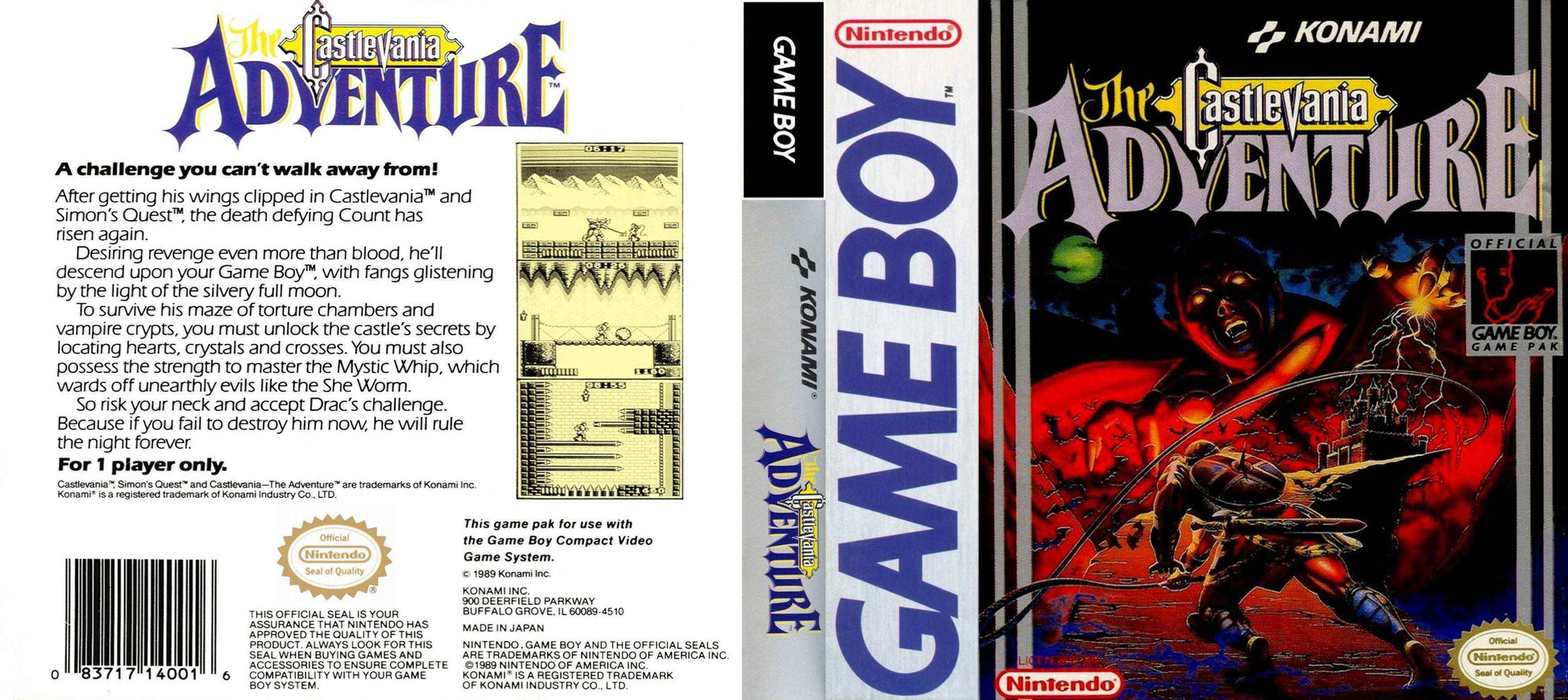 Castlevania Adventure Cover Art - WOI Solutions