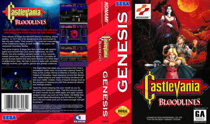 Castlevania Bloodlines Cover Art - WOI Solutions