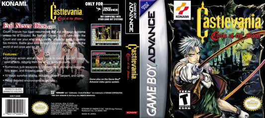 Castlevania Circle of the Moon Cover Art - WOI Solutions
