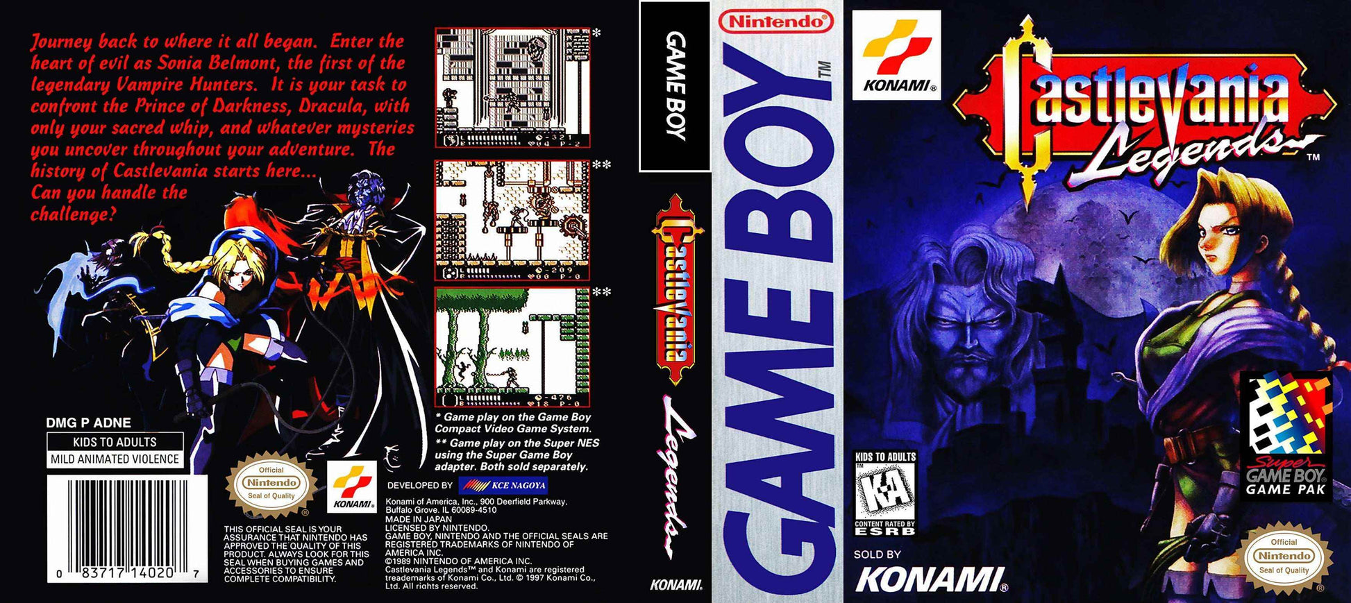 Castlevania Legends Cover Art - WOI Solutions