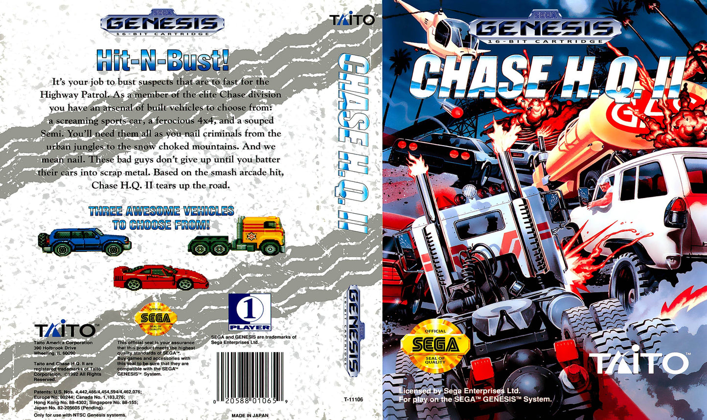 Chase HQ II Cover Art - WOI Solutions