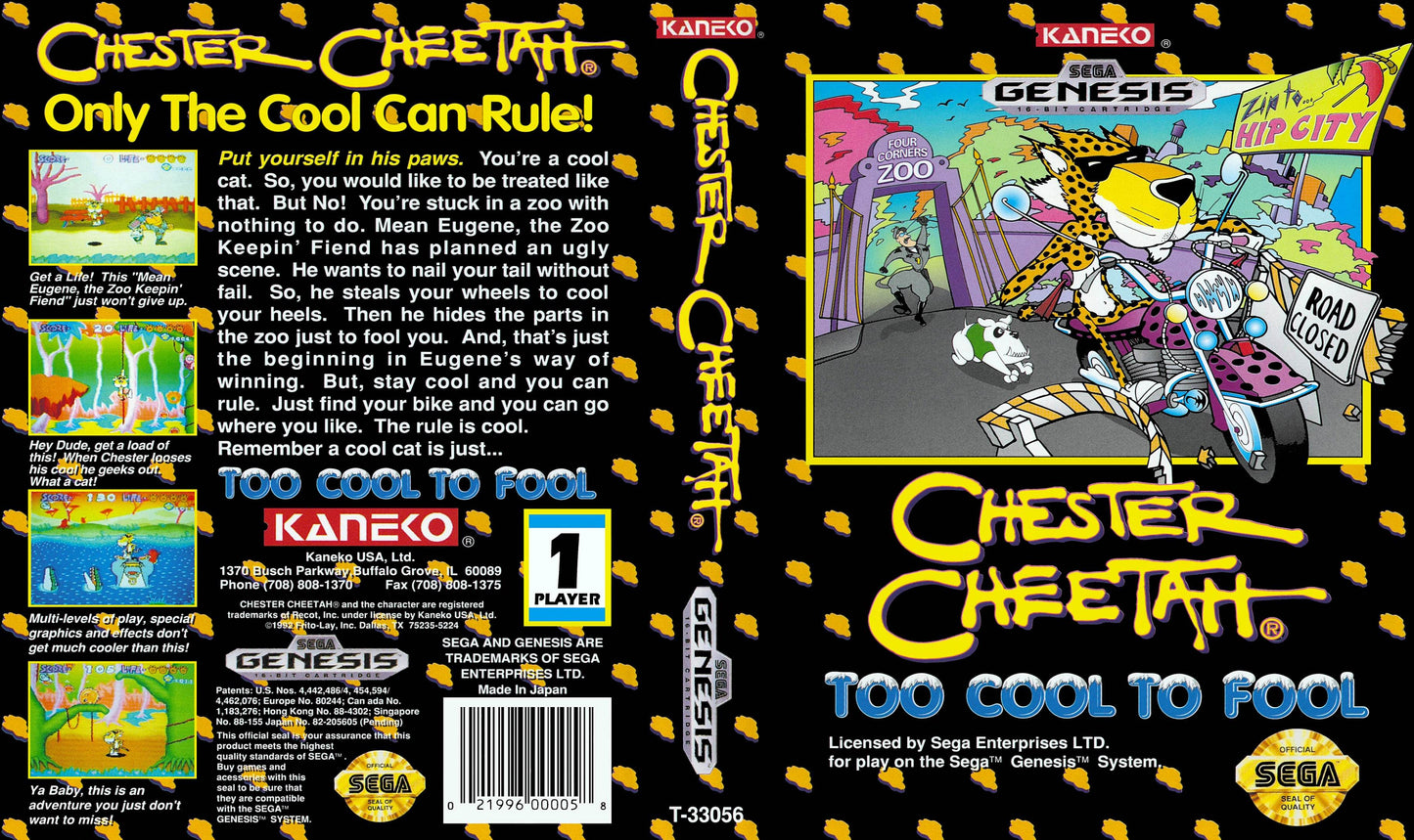 Chester Cheetah Too Cool to Fool Cover Art - WOI Solutions