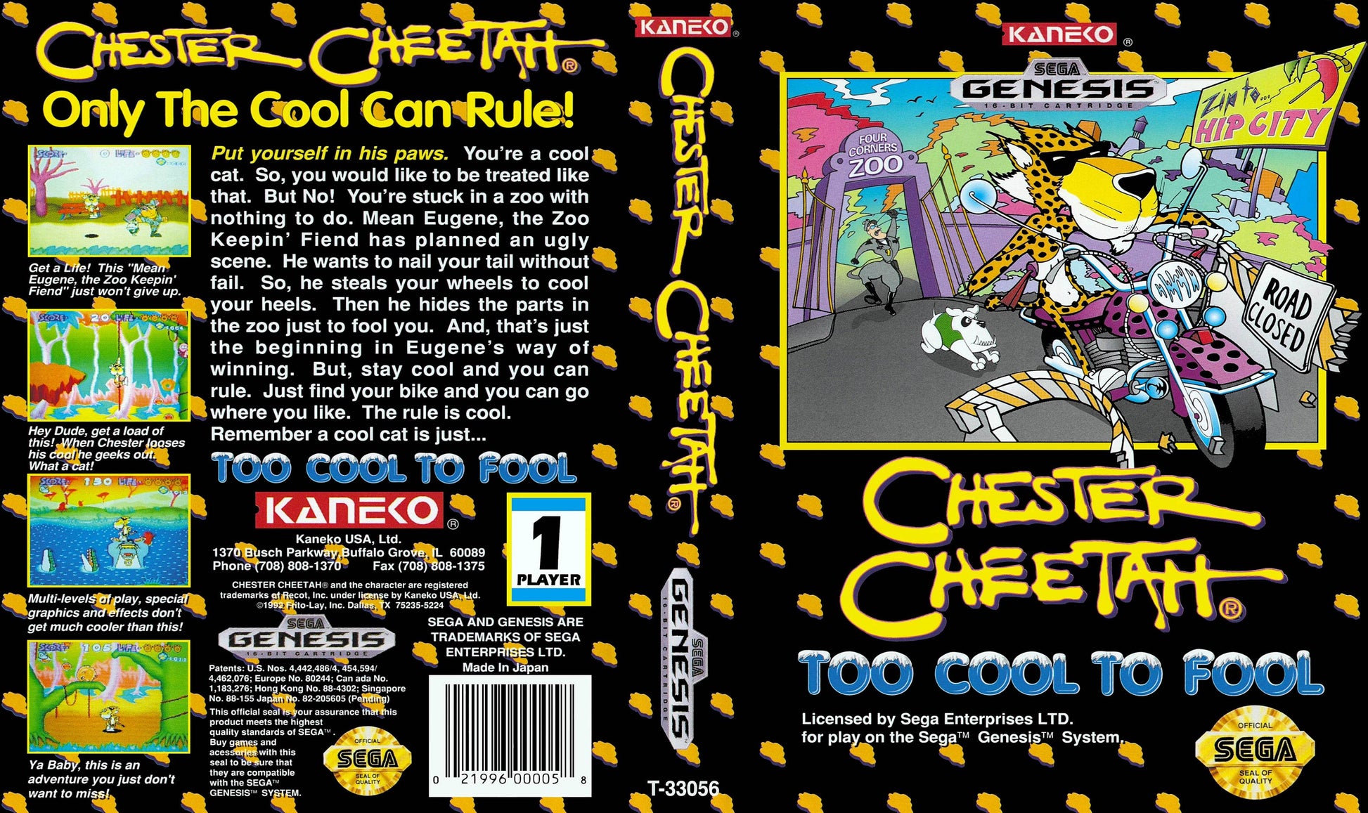 Chester Cheetah Too Cool to Fool Cover Art - WOI Solutions