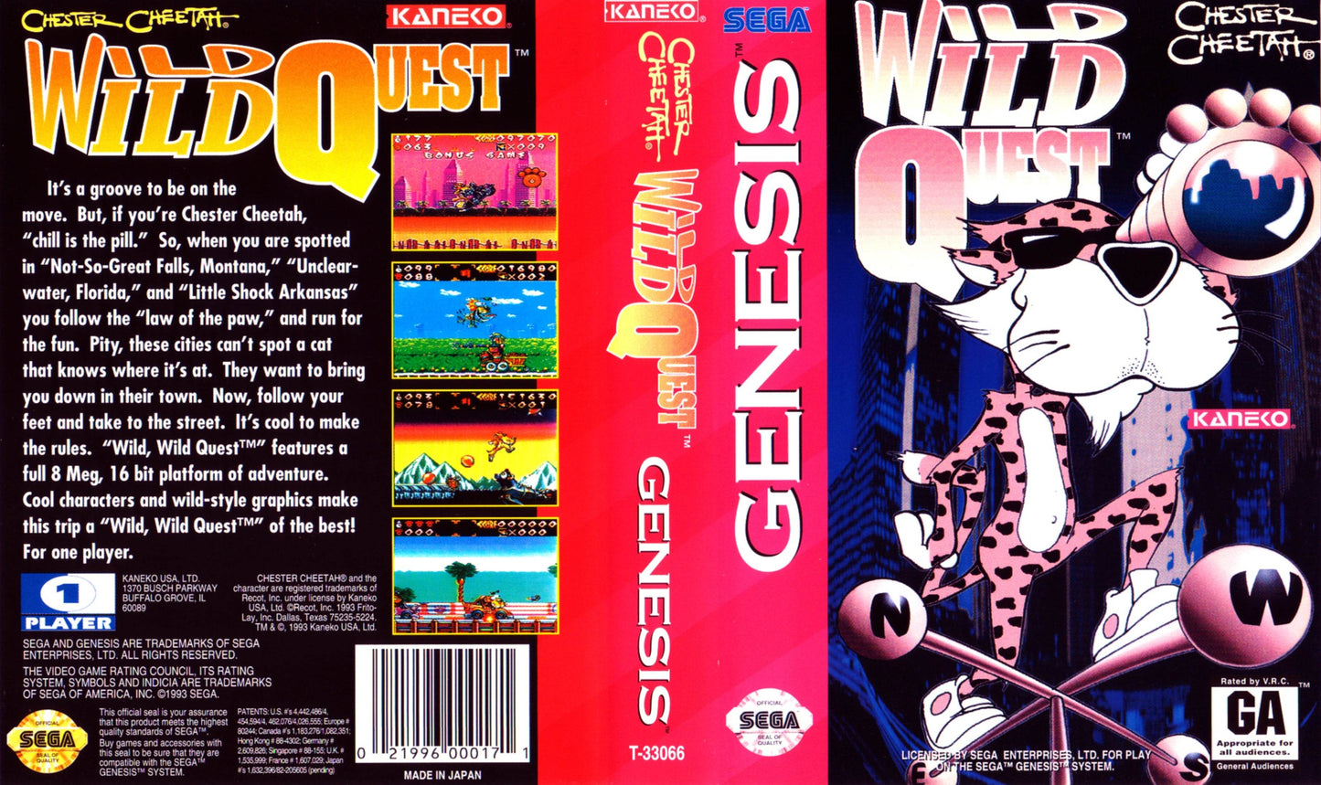 Chester Cheetah Wild Wild Quest Cover Art - WOI Solutions