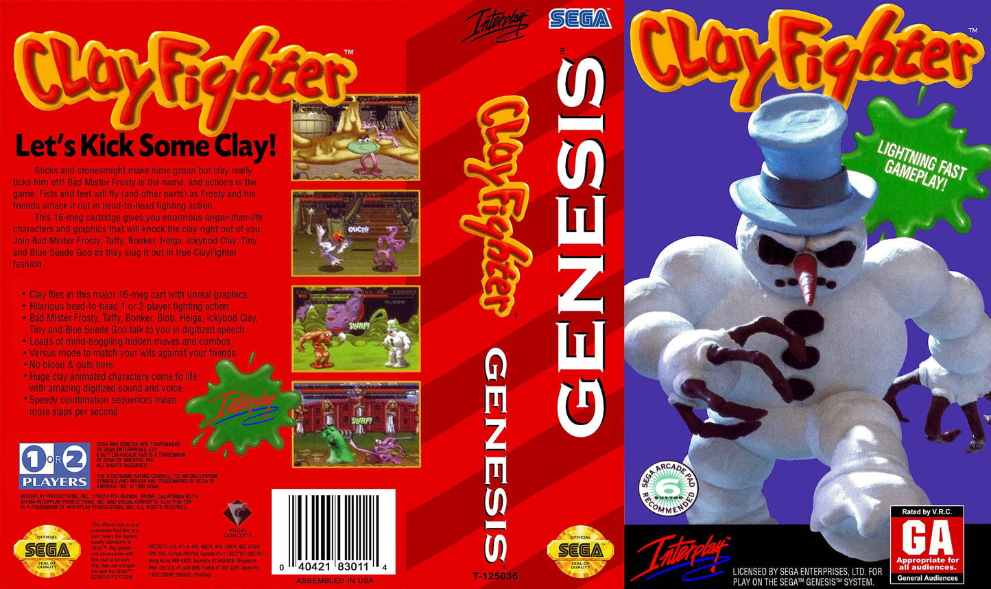 ClayFighter Cover Art - WOI Solutions