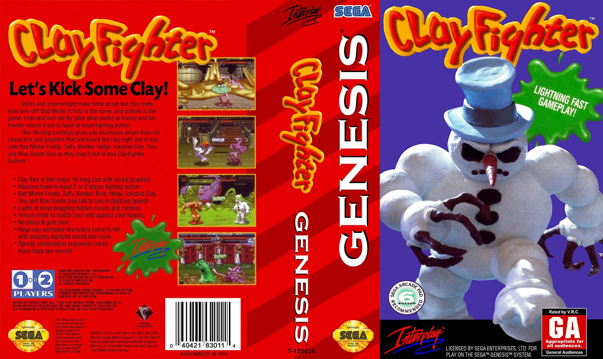 ClayFighter Cover Art - WOI Solutions