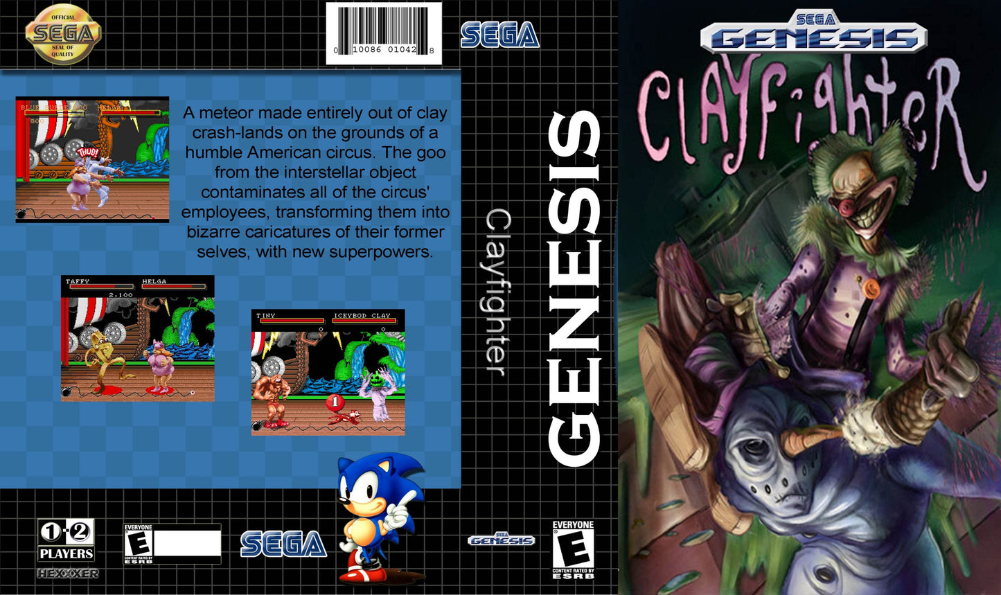 ClayFighter Cover Art - WOI Solutions