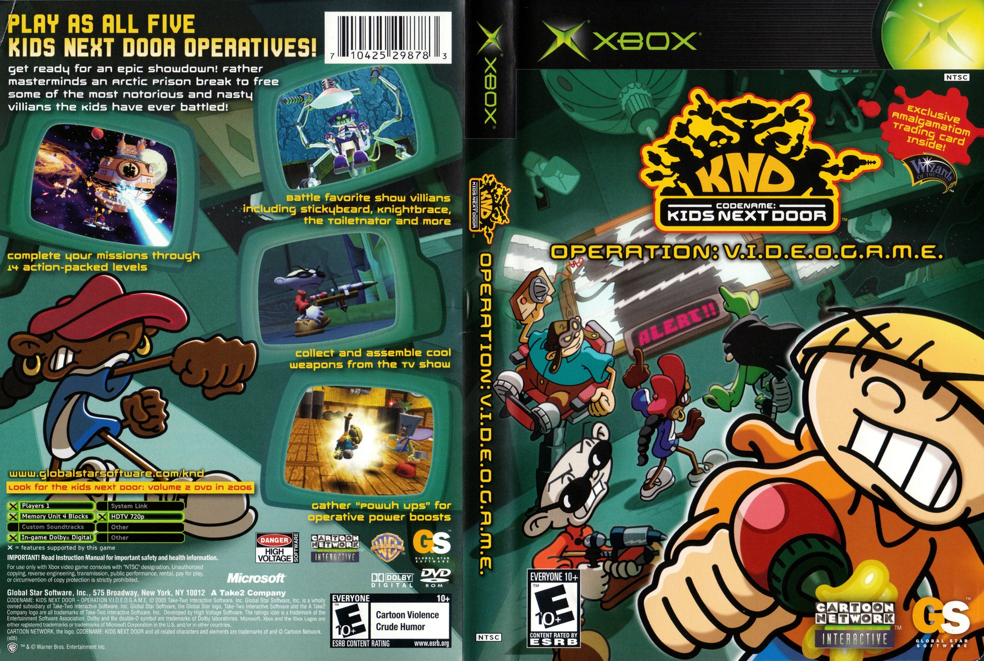 Codename Kids Next Door Operation V.I.D.E.O.G.A.M.E