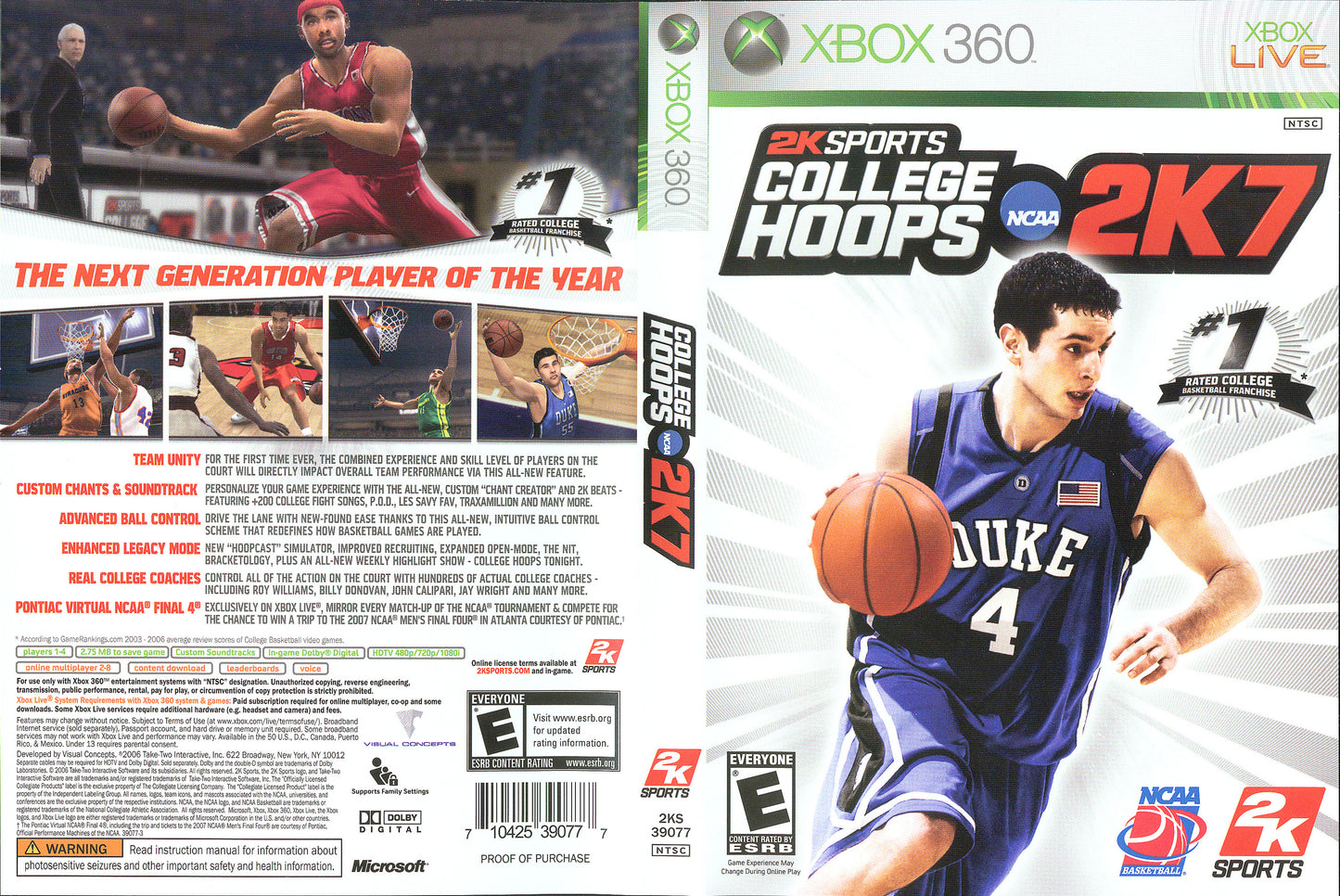 College Hoops NCAA 2K7