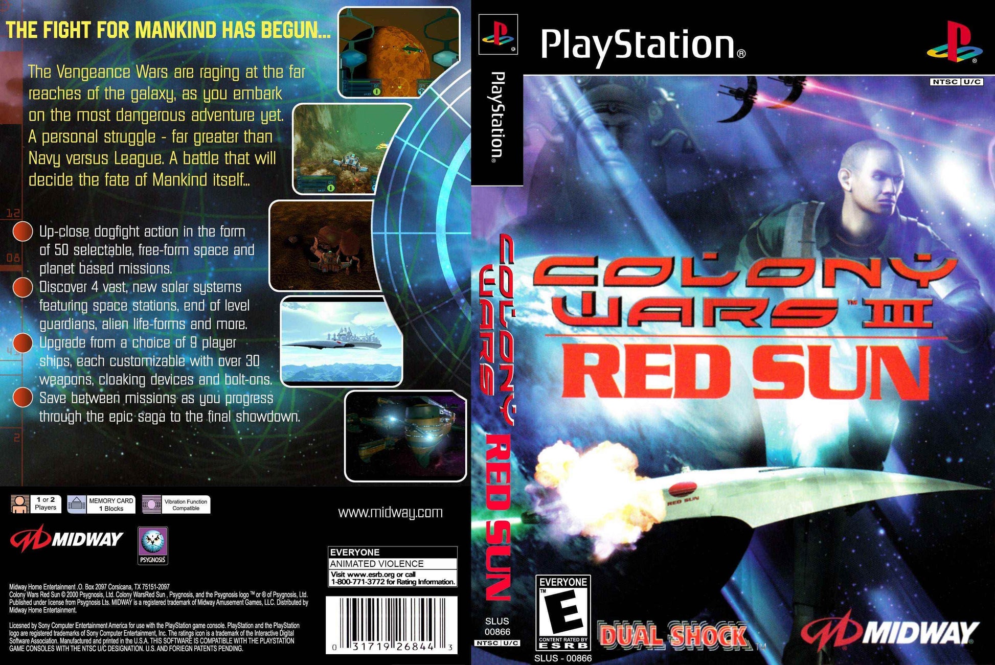 Colony Wars III Red Sun Cover Art - WOI Solutions