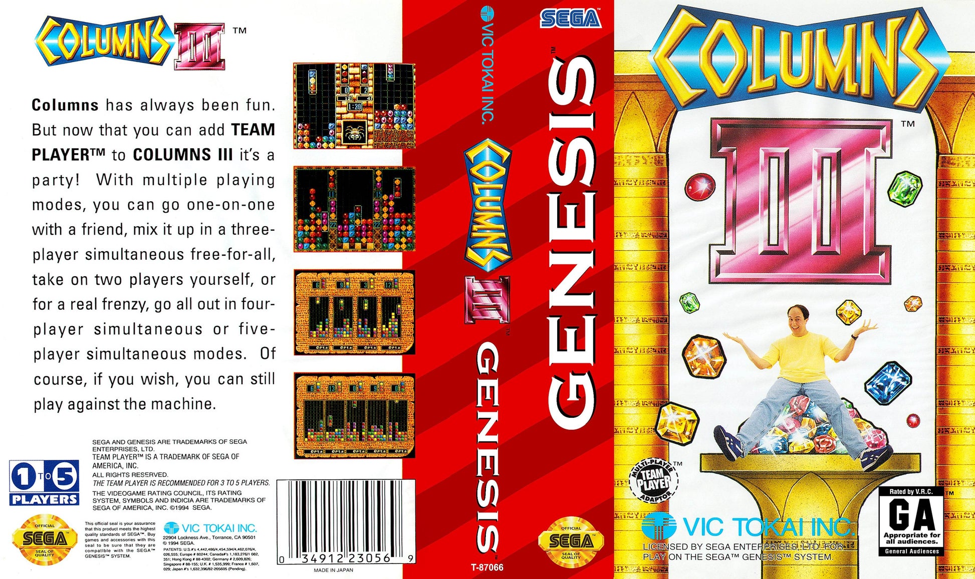 Columns III Revenge of Columns Cover Art - WOI Solutions