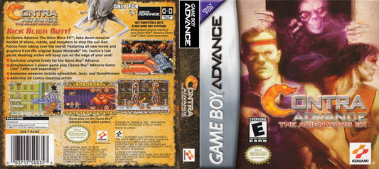 Contra Advance The Alien Wars EX Cover Art - WOI Solutions