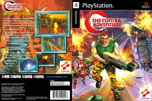 Contra Adventure Cover Art - WOI Solutions