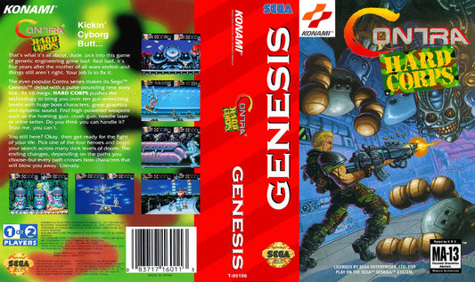 Contra Hard Corps Cover Art - WOI Solutions