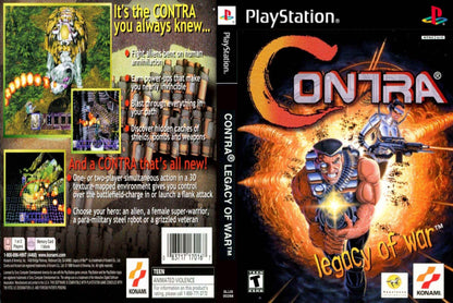 Contra Legacy of War Cover Art - WOI Solutions