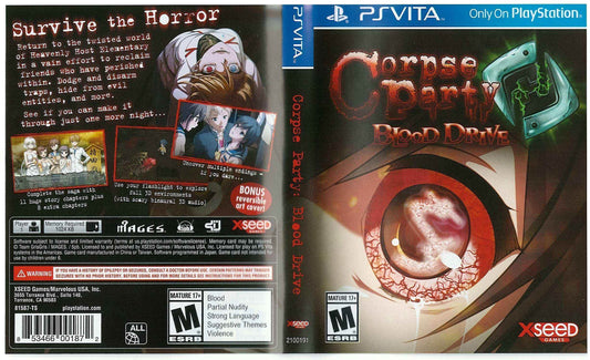Corpse Party Blood Drive Cover Art - WOI Solutions