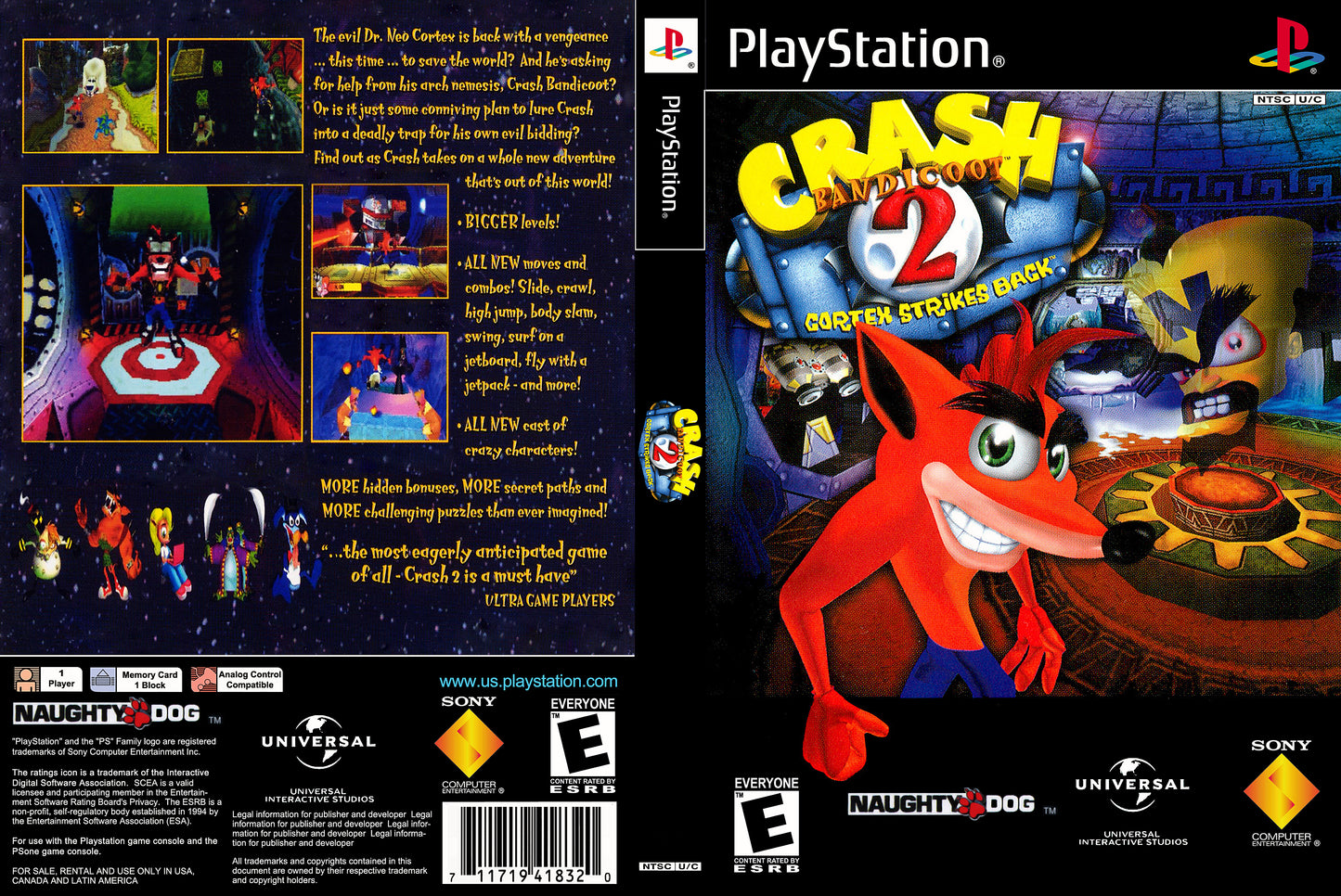 Crash Bandicoot 2 Cortex Strikes Back